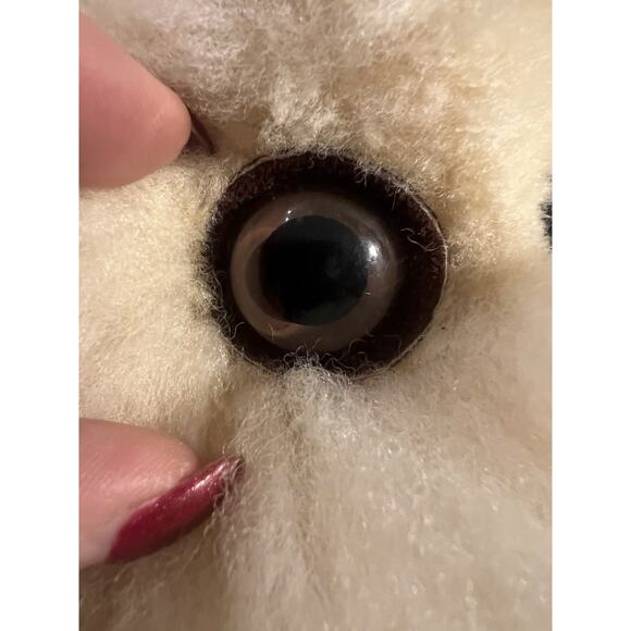 Sheepskin Dog plush Bag Handcrafted In New Zealand Sheep Wool Shearling 15x9” - Picture 6 of 13